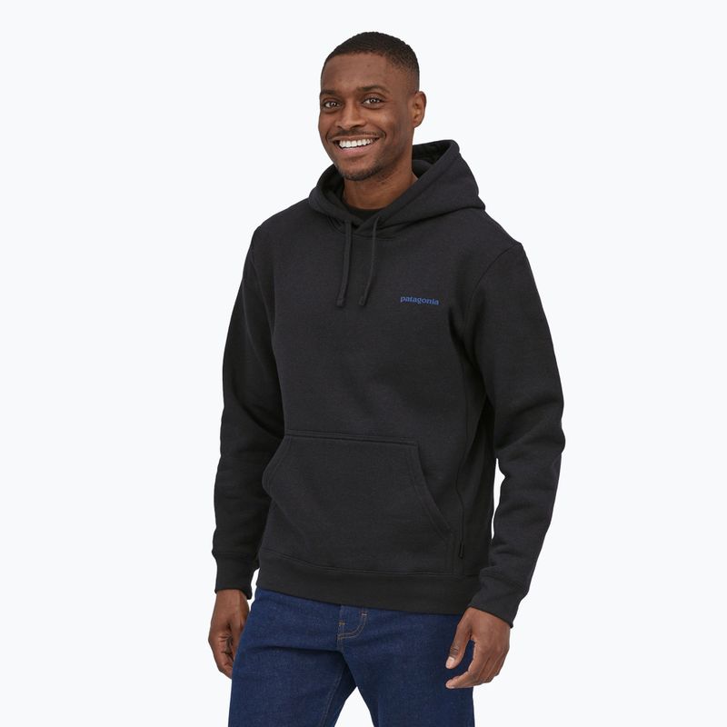 Patagonia Boardshort Logo Uprisal Hoody nero inchiostro 6