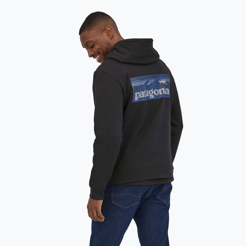 Patagonia Boardshort Logo Uprisal Hoody nero inchiostro 7