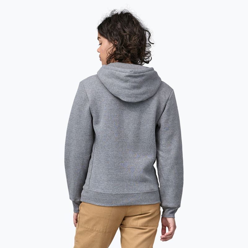 Patagonia Fitz Roy Icon Uprisal Hoody felpa in erica grigia 4