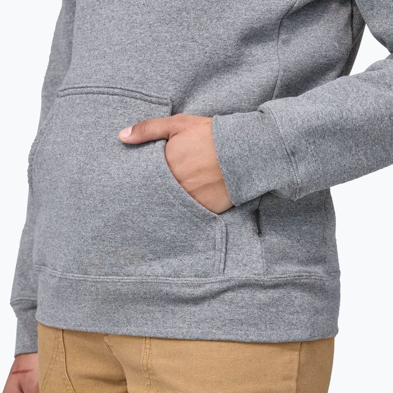 Patagonia Fitz Roy Icon Uprisal Hoody felpa in erica grigia 8