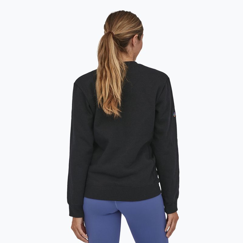 Felpa Patagonia Fitz Roy Icon Uprisal Crew nero 3