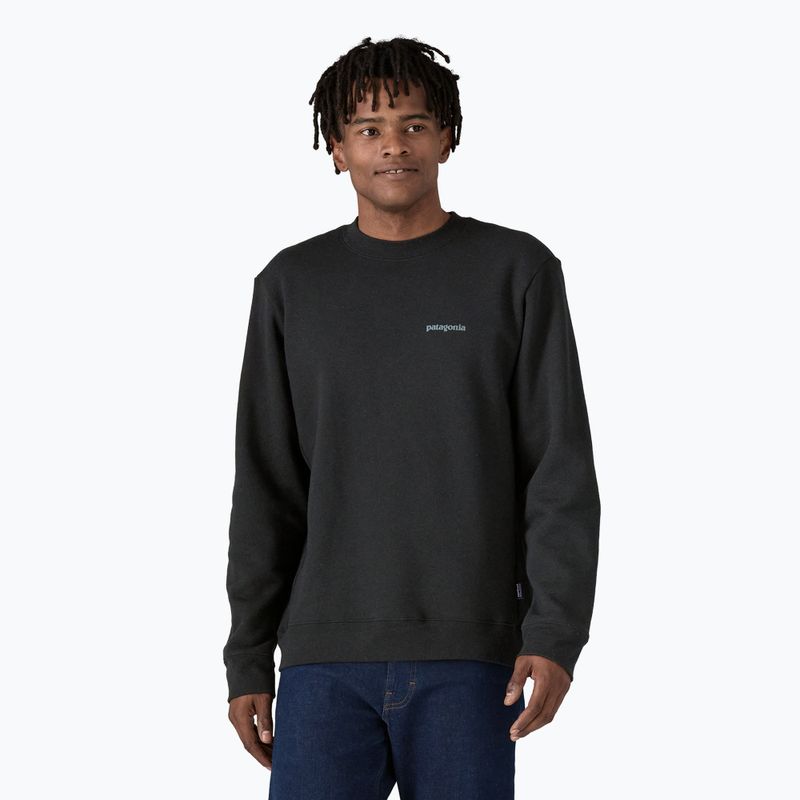 Felpa Patagonia Fitz Roy Icon Uprisal Crew nero 4