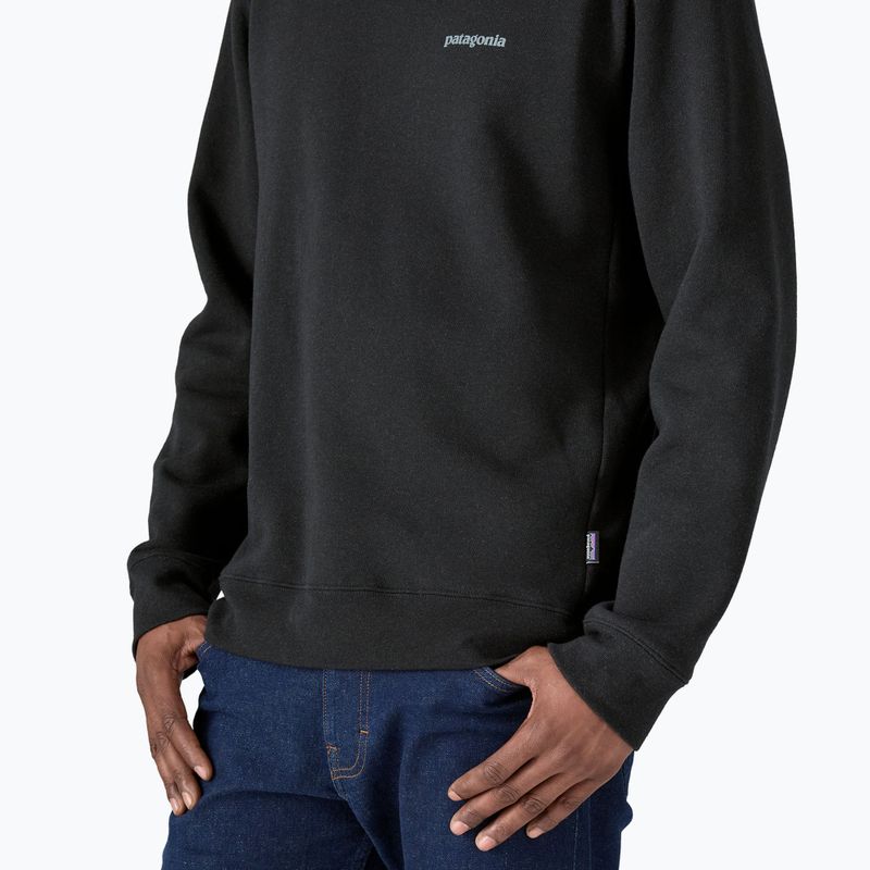 Felpa Patagonia Fitz Roy Icon Uprisal Crew nero 6