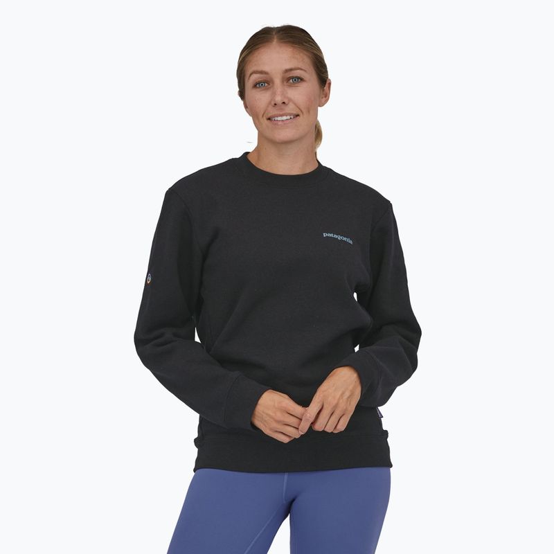 Felpa Patagonia Fitz Roy Icon Uprisal Crew nero 3