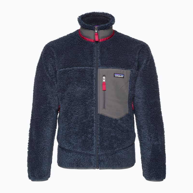 Felpa da uomo in pile Patagonia Classic Retro-X new navy w/wax red 3