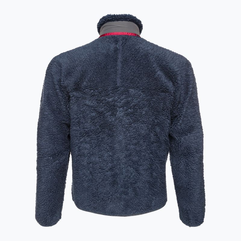 Felpa da uomo in pile Patagonia Classic Retro-X new navy w/wax red 4