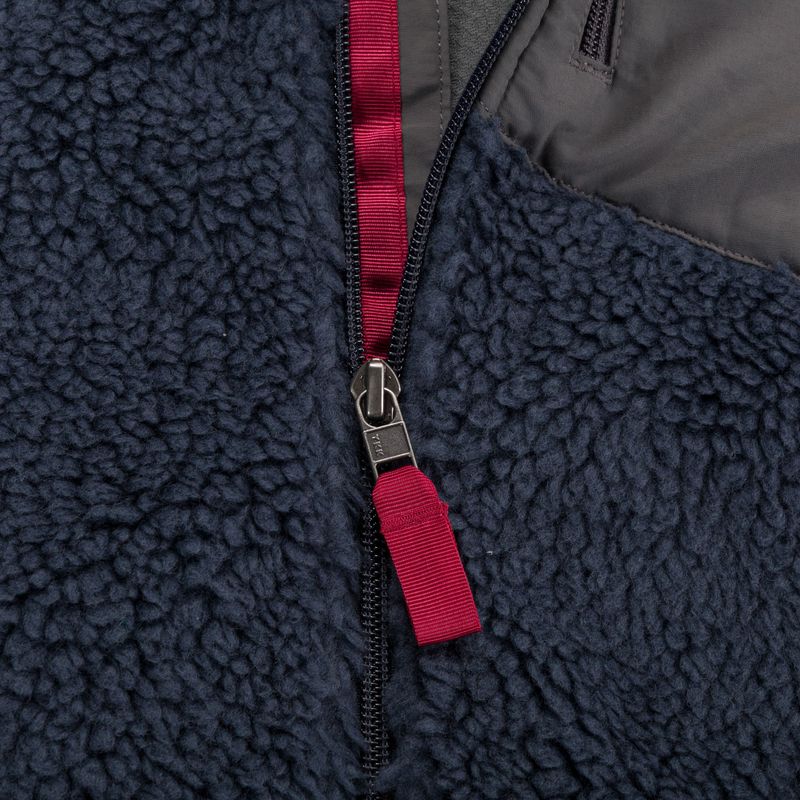 Felpa da uomo in pile Patagonia Classic Retro-X new navy w/wax red 6
