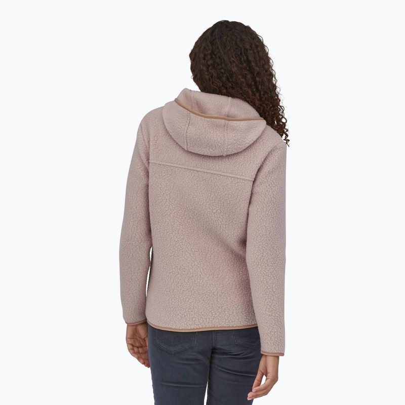 Felpa in pile da donna Patagonia Retro Pile Hoody shroom taupe 2