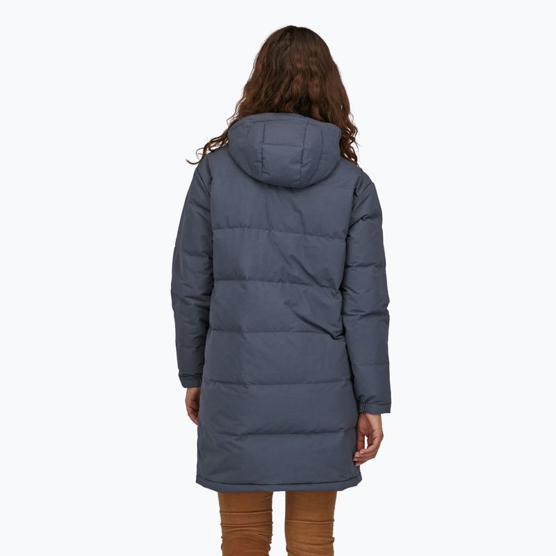 Patagonia Downdrift Parka da donna in piumino blu smolder 2