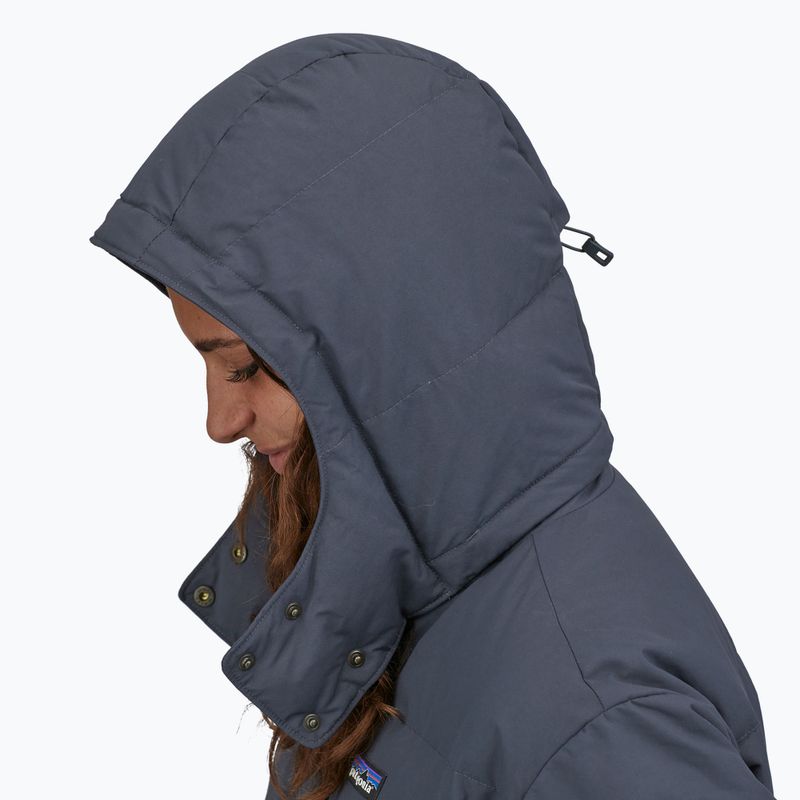 Patagonia Downdrift Parka da donna in piumino blu smolder 4