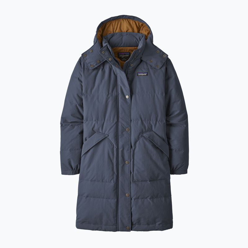 Patagonia Downdrift Parka da donna in piumino blu smolder 8