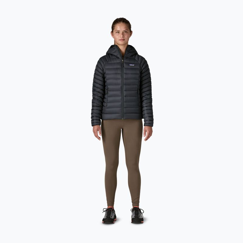 Felpa con cappuccio Patagonia Down da donna, nero 2