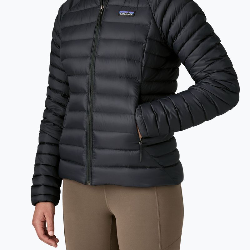 Felpa con cappuccio Patagonia Down da donna, nero 5