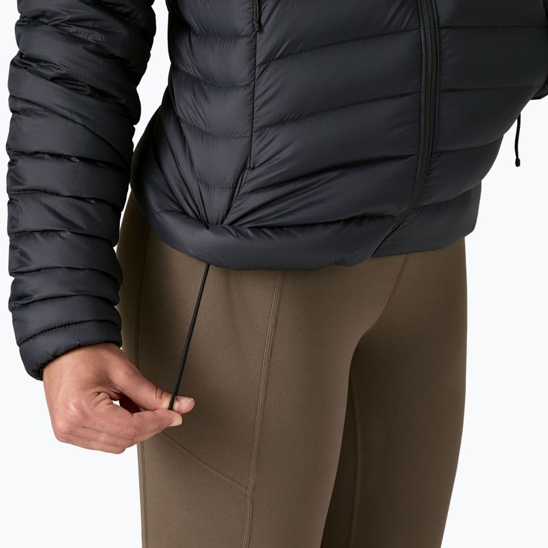 Felpa con cappuccio Patagonia Down da donna, nero 7