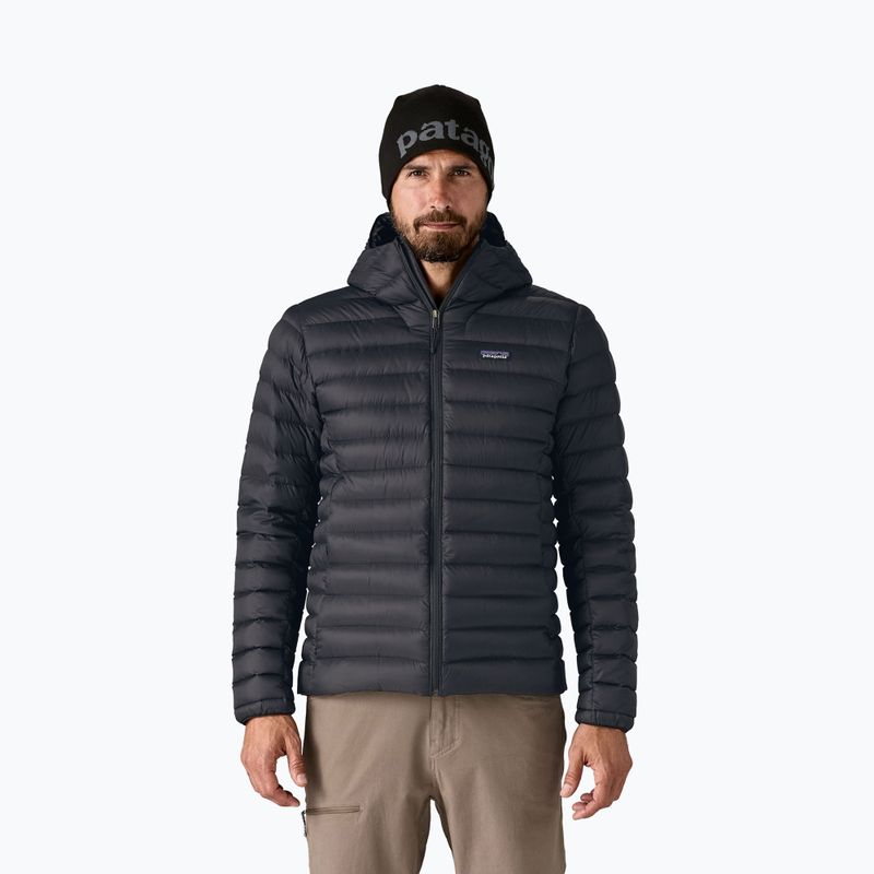 Giacca a piumino da uomo Patagonia Down Sweater Hoody nera