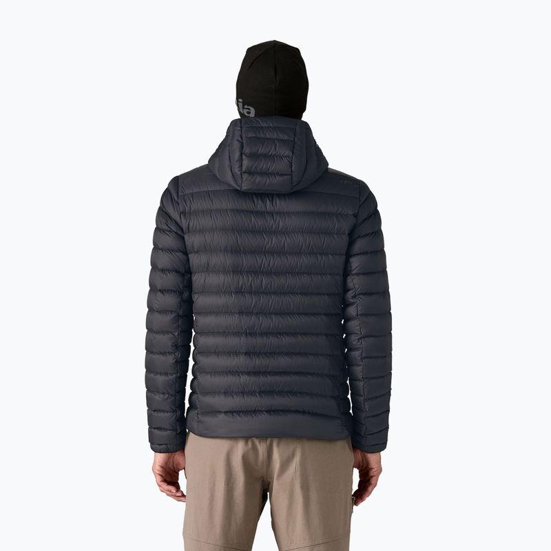 Giacca a piumino da uomo Patagonia Down Sweater Hoody nera 3