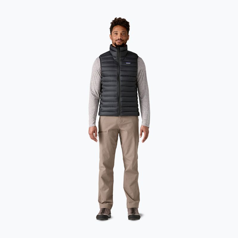 Maglione da uomo Patagonia Down senza maniche nero 2