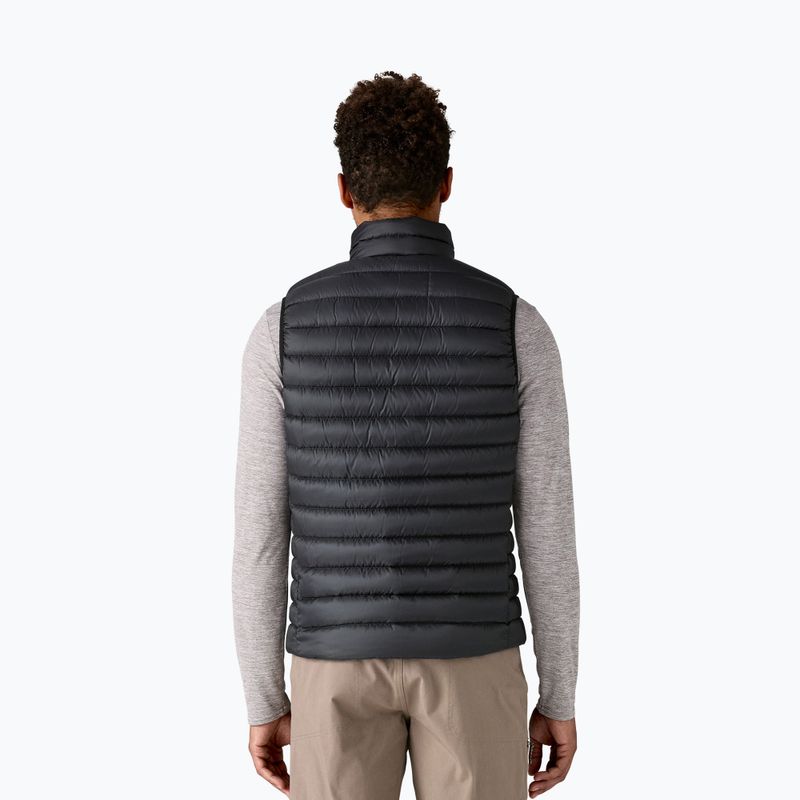 Maglione da uomo Patagonia Down senza maniche nero 3
