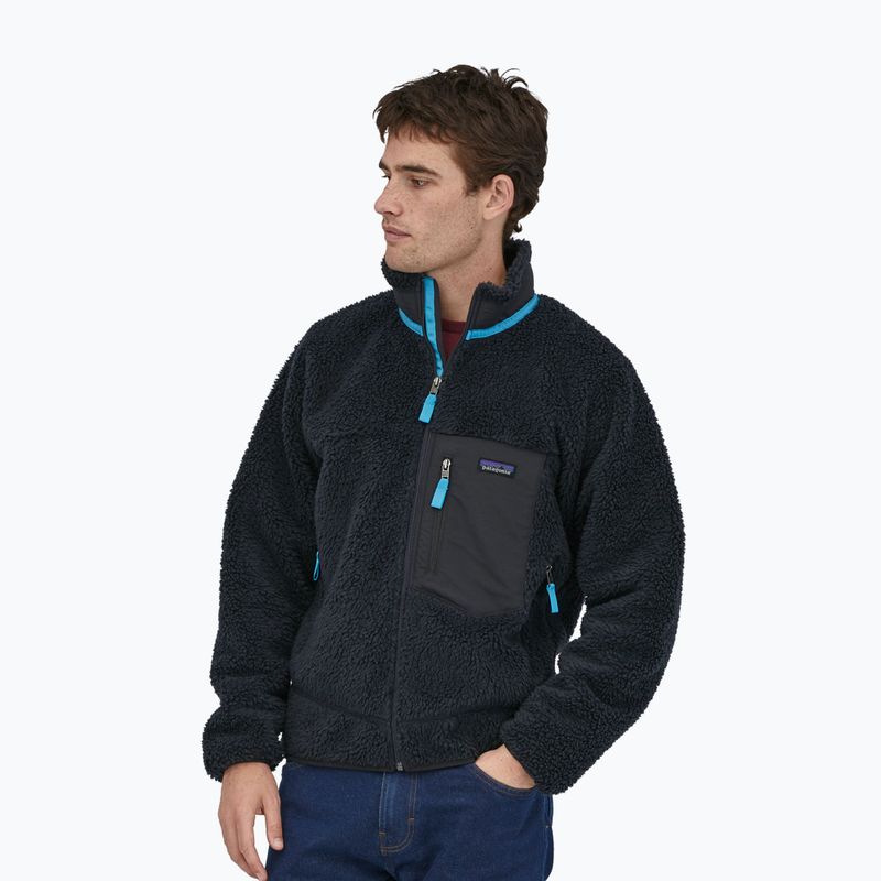 Felpa in pile Patagonia Classic Retro-X pitch blue da uomo