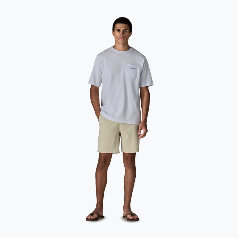 Maglietta Patagonia Boardshort Logo Pocket Uomo Bianco responsabile 2