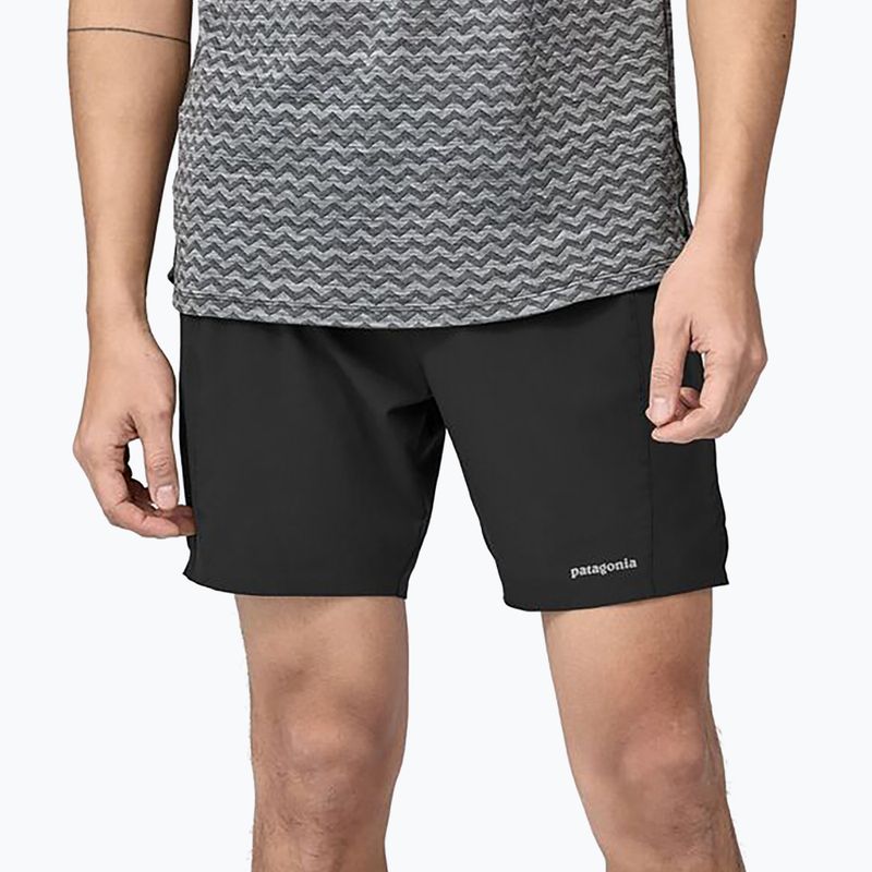 Pantaloncini Patagonia Strider Pro 7" da uomo, nero