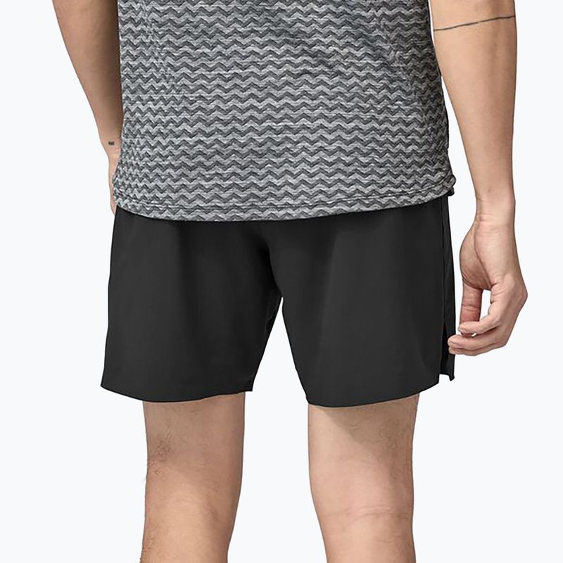 Pantaloncini Patagonia Strider Pro 7" da uomo, nero 3