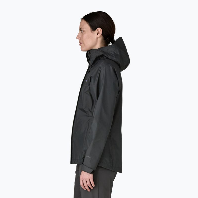 Giacca antipioggia Patagonia Torrentshell 3L donna nero 3