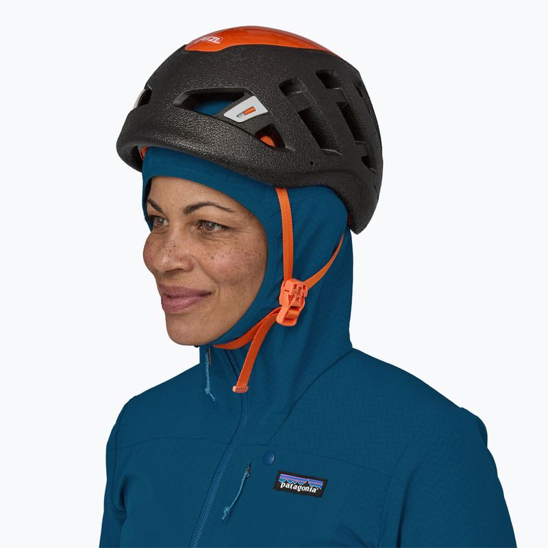 Giacca softshell da donna Patagonia R1 CrossStrata Hoody blu lagom 4