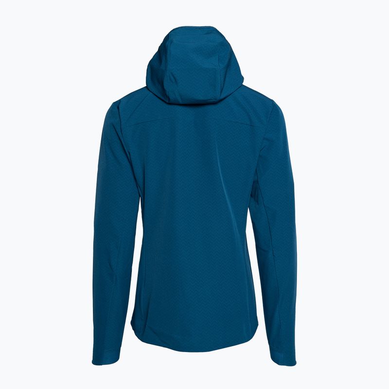 Giacca softshell da donna Patagonia R1 CrossStrata Hoody blu lagom 11