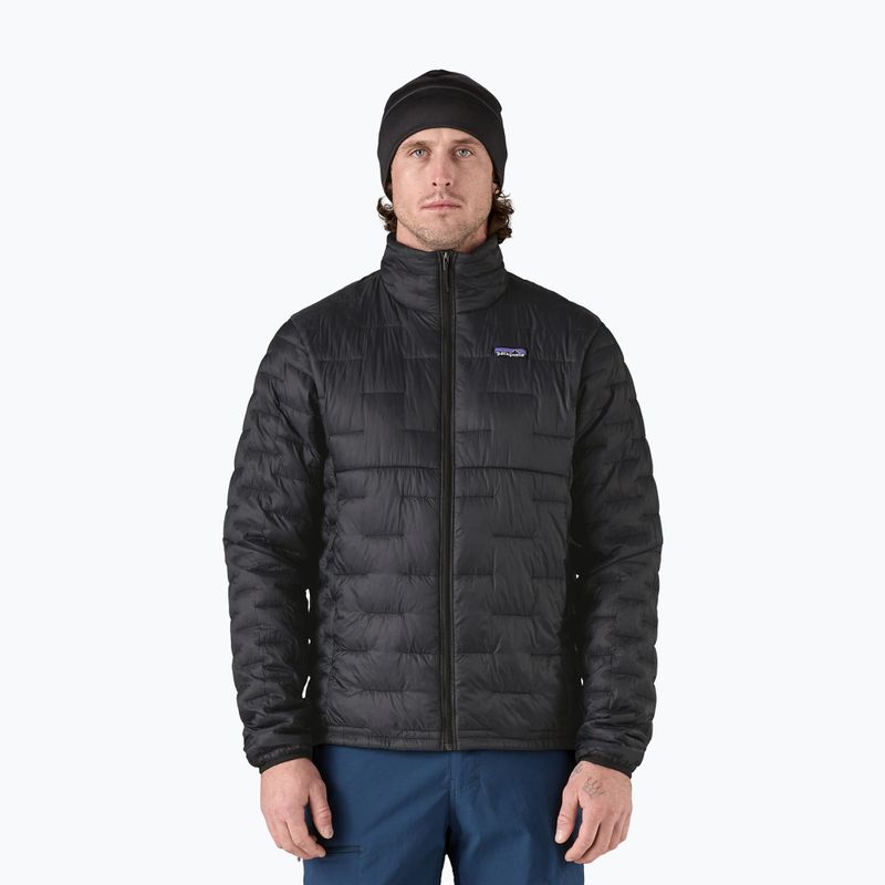 Piumino da uomo Patagonia Micro Puffblack