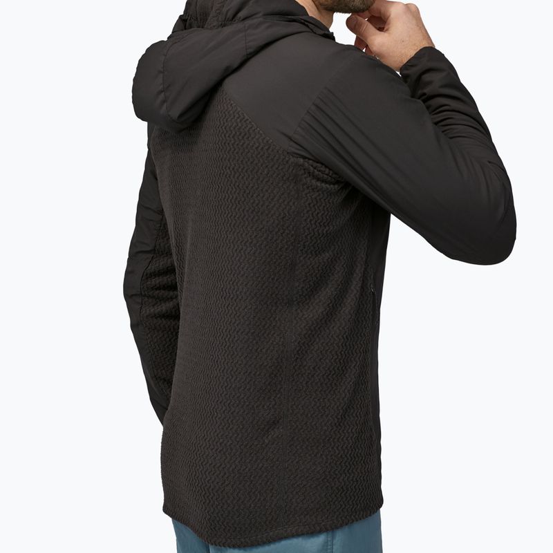 Patagonia Nano-Air Light Hybrid Hoody nero da uomo 6
