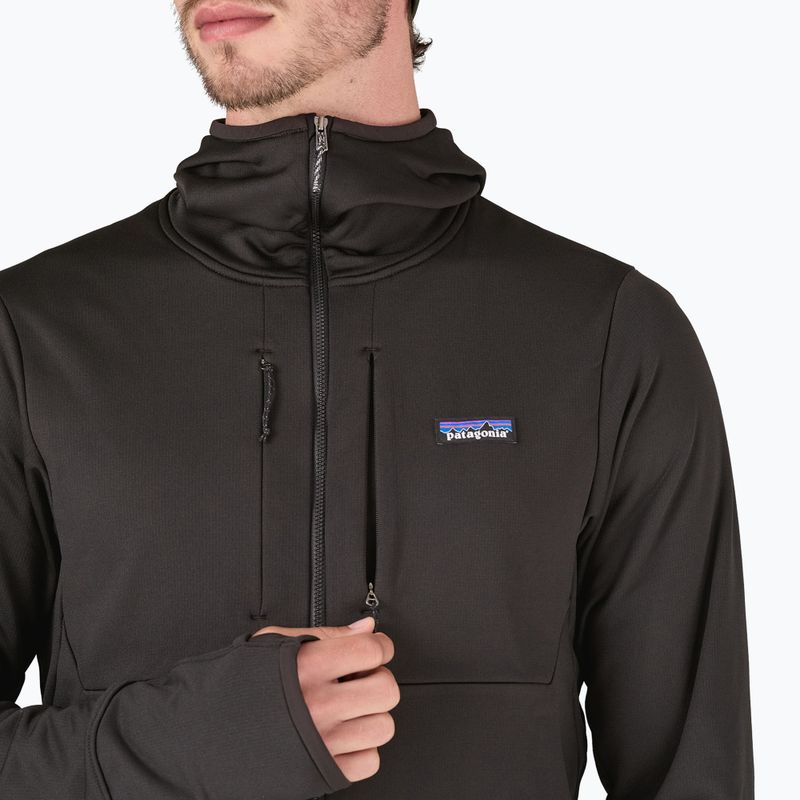 Patagonia R1 Thermal Full Zip Hoody uomo nero 3