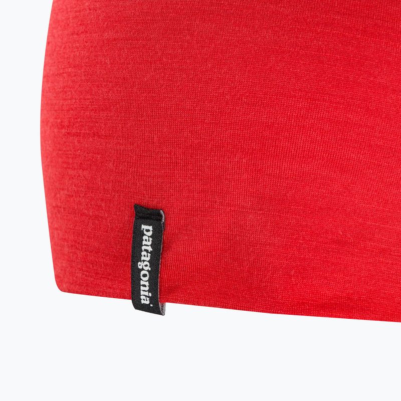 Patagonia berretto invernale Overlook Merino Wool Liner Beanie rosso touring 4
