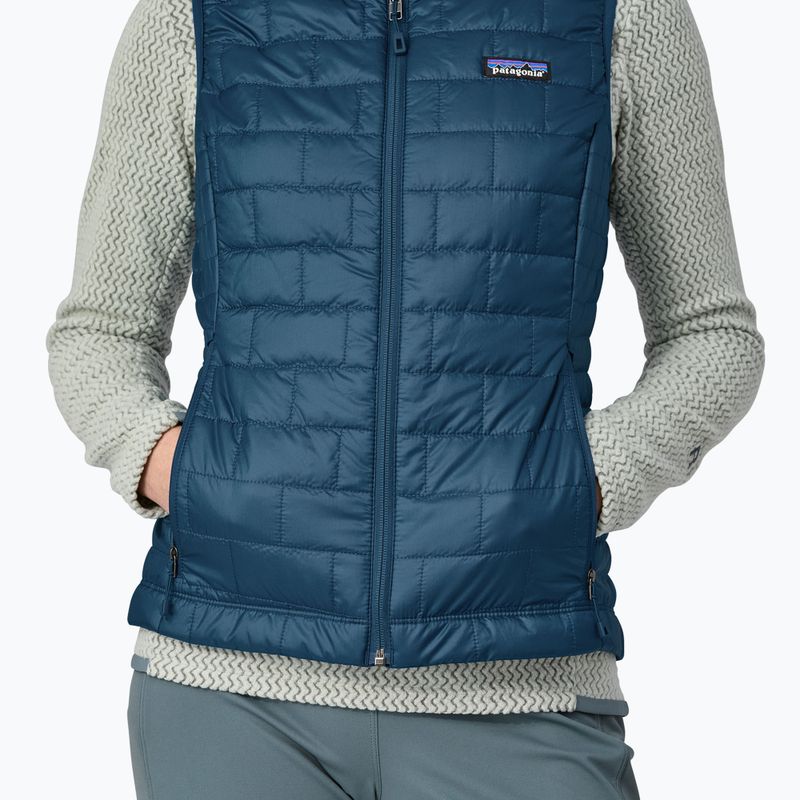 Patagonia donna senza maniche Nano Puff lagom blu 4
