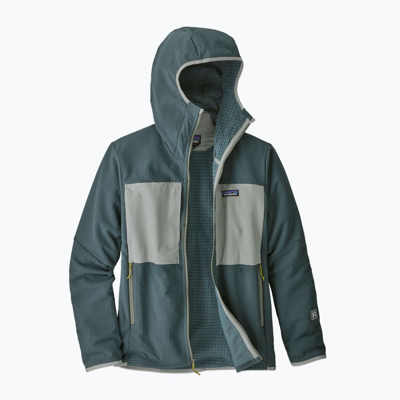 Giacca softshell Patagonia R2 TechFace da uomo verde nouveau 5