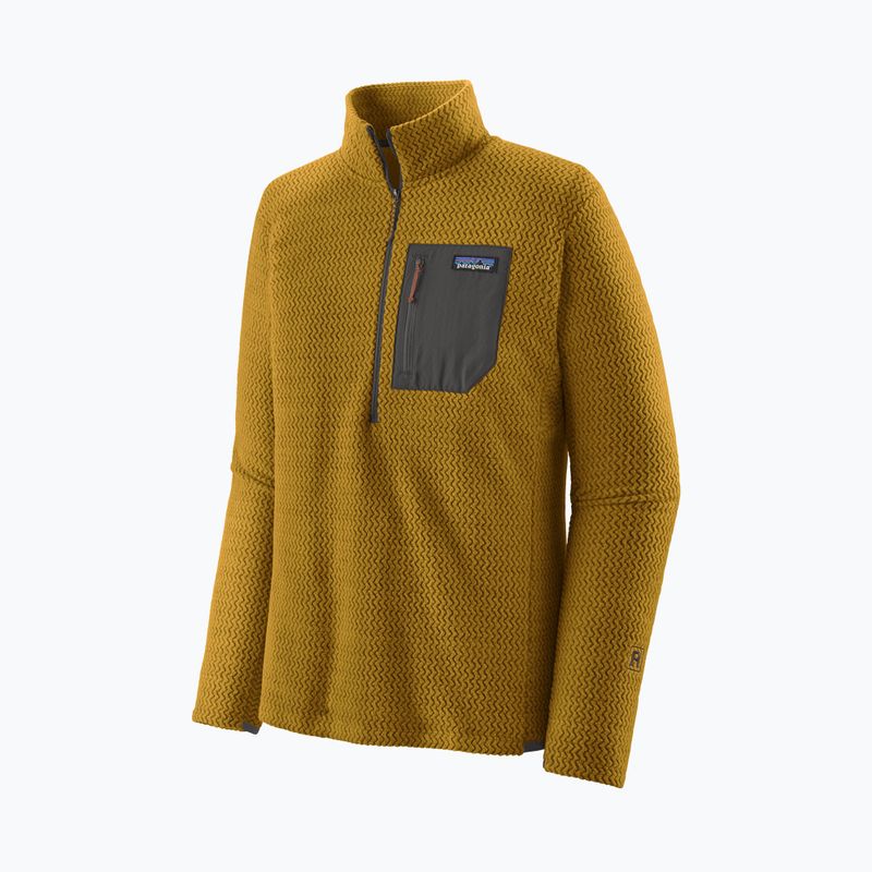 Felpa in pile da uomo Patagonia R1 Air Zip Neck oro cosmico 9