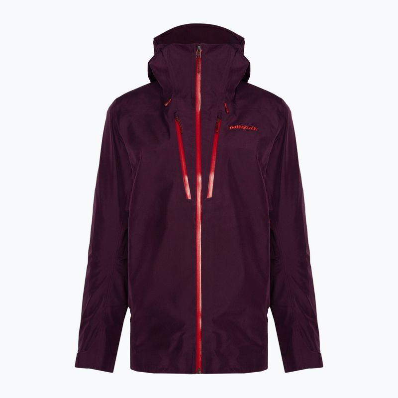 Giacca da pioggia Patagonia Triolet night plum donna