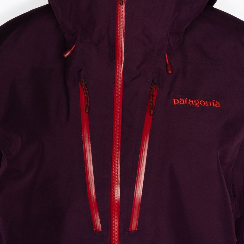 Giacca da pioggia Patagonia Triolet night plum donna 3
