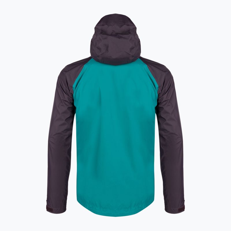 Giacca da pioggia Patagonia Torrentshell 3L Rain da uomo in ossidiana prugna 2