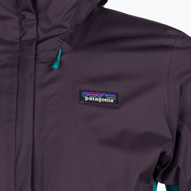 Giacca da pioggia Patagonia Torrentshell 3L Rain da uomo in ossidiana prugna 3