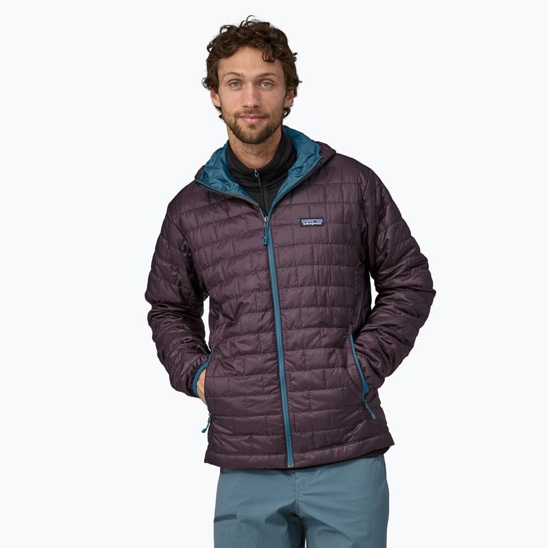 Giacca isolata Patagonia Nano Puff da uomo con cappuccio