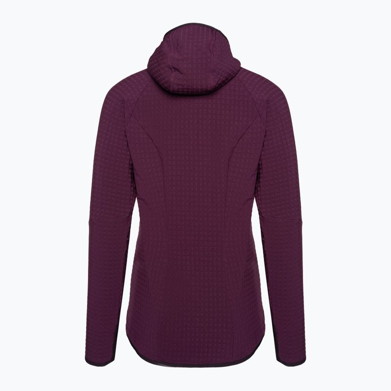 Giacca softshell Patagonia donna R2 TechFace Hoody notte prugna 2
