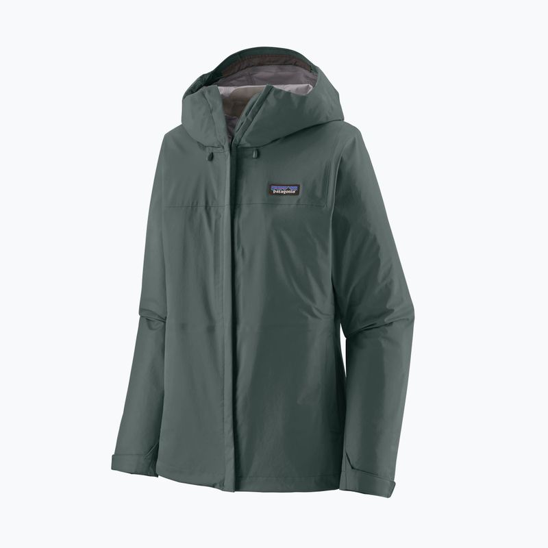 Giacca da pioggia Patagonia Torrentshell 3L da donna, verde nouveau 6