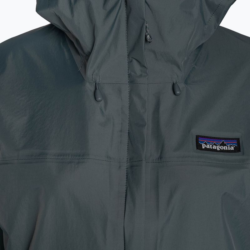 Giacca da pioggia Patagonia Torrentshell 3L da donna, verde nouveau 3