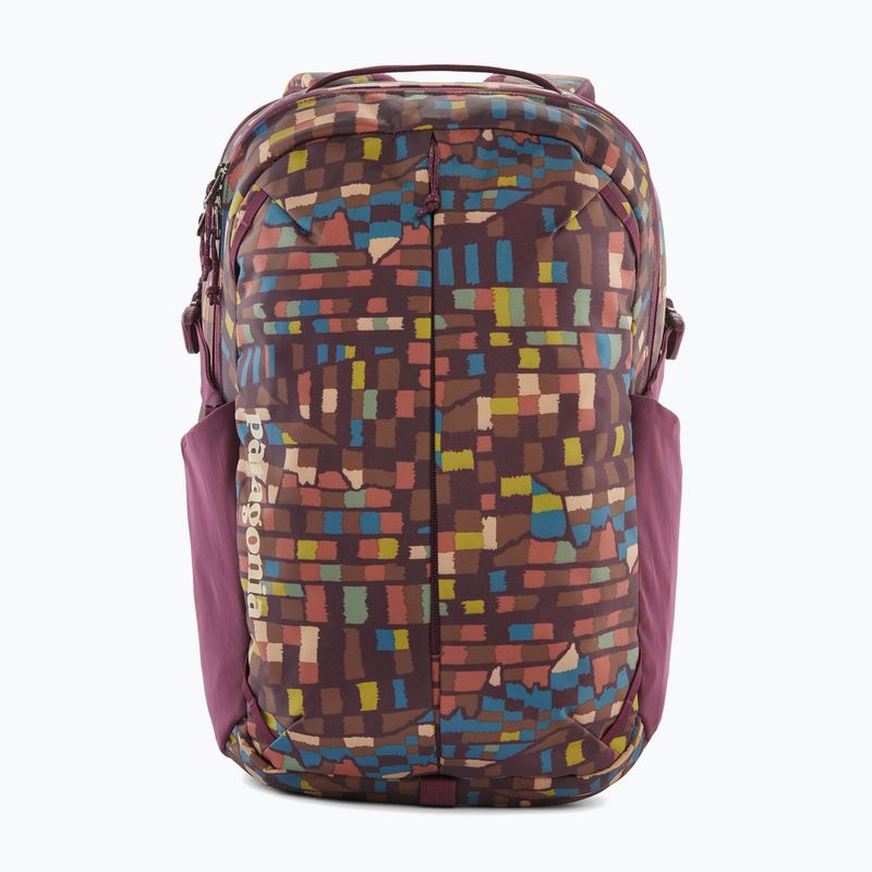 Zaino da trekking Patagonia Refugio Day Pack 26 l fitz roy patchwork/night plum
