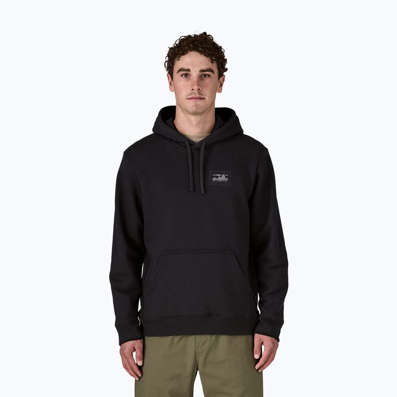 Felpa da uomo Patagonia '73 Skyline Uprisal Hoody nero inchiostro