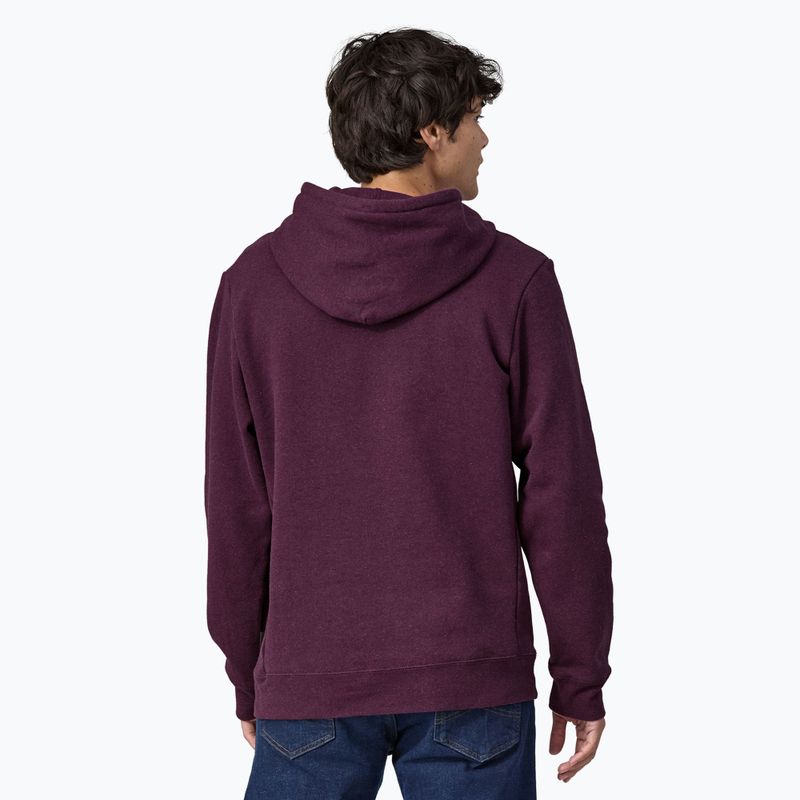 Patagonia P-6 Felpa con logo Uprisal notte prugna 2