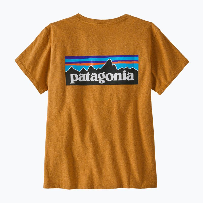 Maglietta da donna Patagonia P-6 Logo Responsibili-Tee dried mango 4