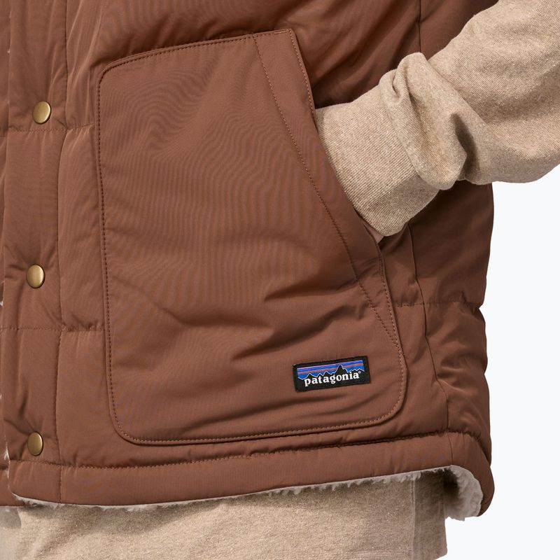 Patagonia uomo Reversible Bivy Down senza maniche alce marrone 3