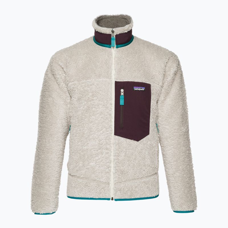 Felpa Patagonia Classic Retro-X da uomo in pile naturale con prugna ossidiana 3